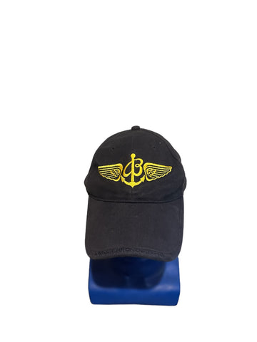 Breitling Swiss Watch Hat Since 1884 Navy Blue/Yellow Adjustable Snapback Cap