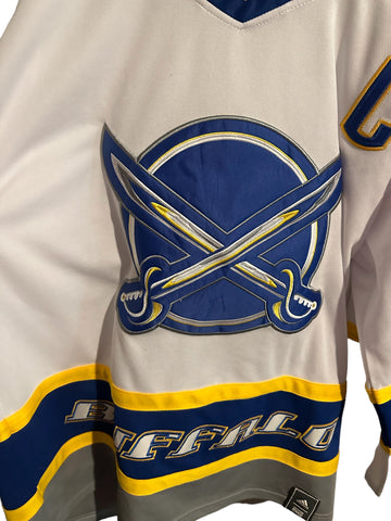 adidas nhl size 56 xxl buffalo sabers #9 jack eichel Embroidered Jersey