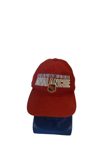 Vintage sports specialties center ice NHL colorado avalanche embroidered script snapback hat