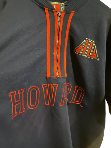 Vintage team j sport j plus howard script 1/4 zipper shirt size xl Made In Korea