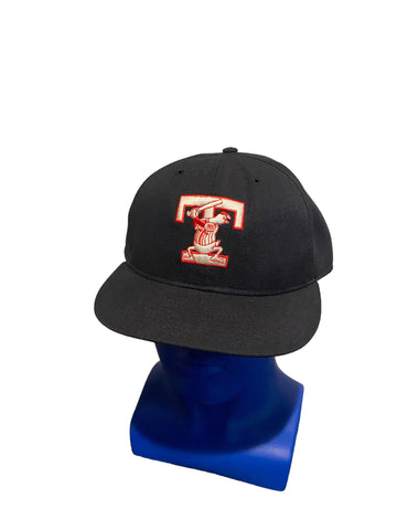 vintage pro line cap minor league embroidered toldeo mud hens logo hat size 8