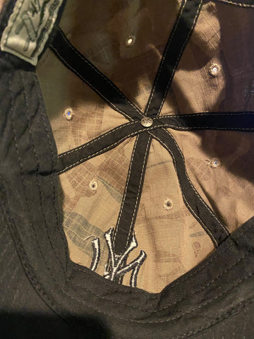 47brand 47twins ny yankees camo adjustable strap dad hat