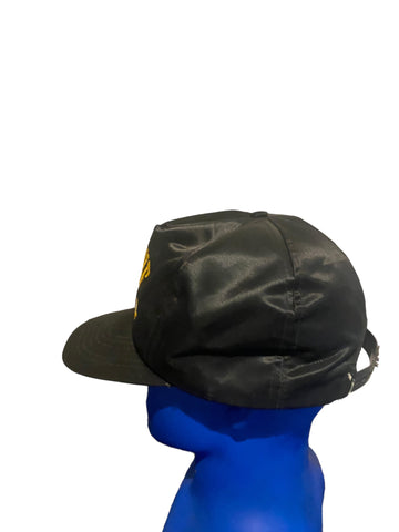 vintage purdue boilermakers embroidered script nylon delong brand snapback hat