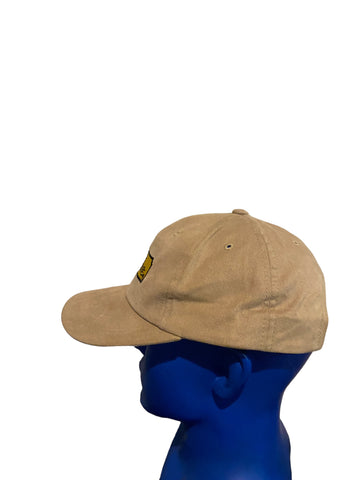 Vintage the original lil drug store embroidered box logo khaki snapback hat