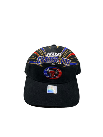 NEW Vintage Chicago Bulls Starter Hat NBA Champions 91 92 93 96 97 98 Cap Jordan