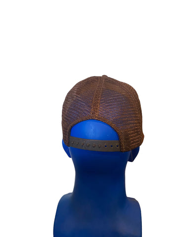 Vintage Trucker Tradesmen Always On The Job White And Brown Trucker Hat Snapback