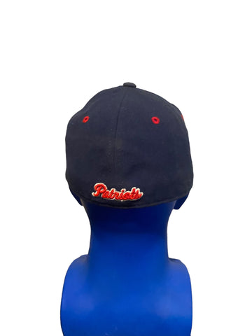 zephyr hat ab script embroidered patriots on back fitted size 7 3/8