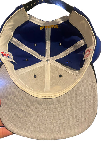 vintage new era dupont NBA Golden State Warriors Gsw Script Snapback Hat (read)