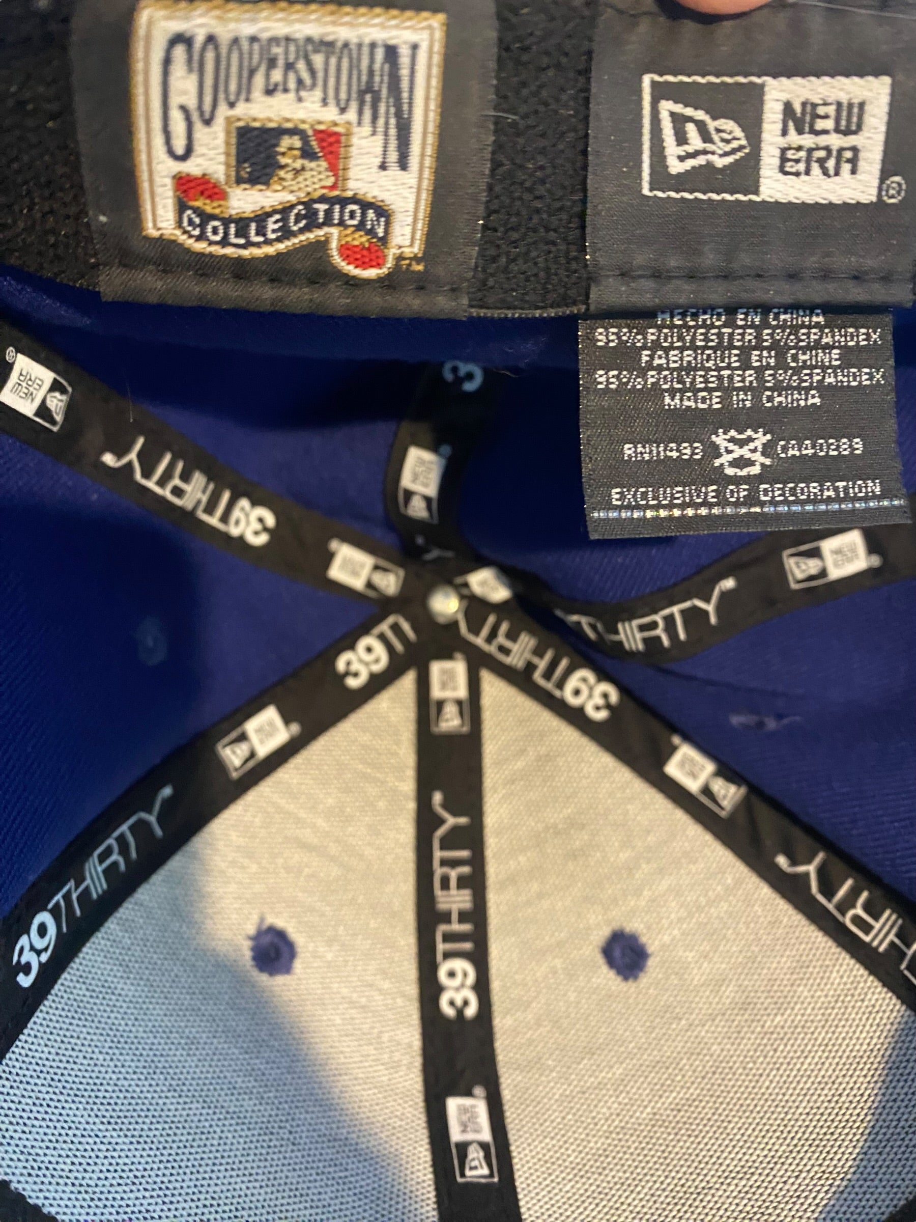 New Era Brooklyn Dodgers Royal Blue Cooperstown Collection Fitted Hat M/L - Altezahan