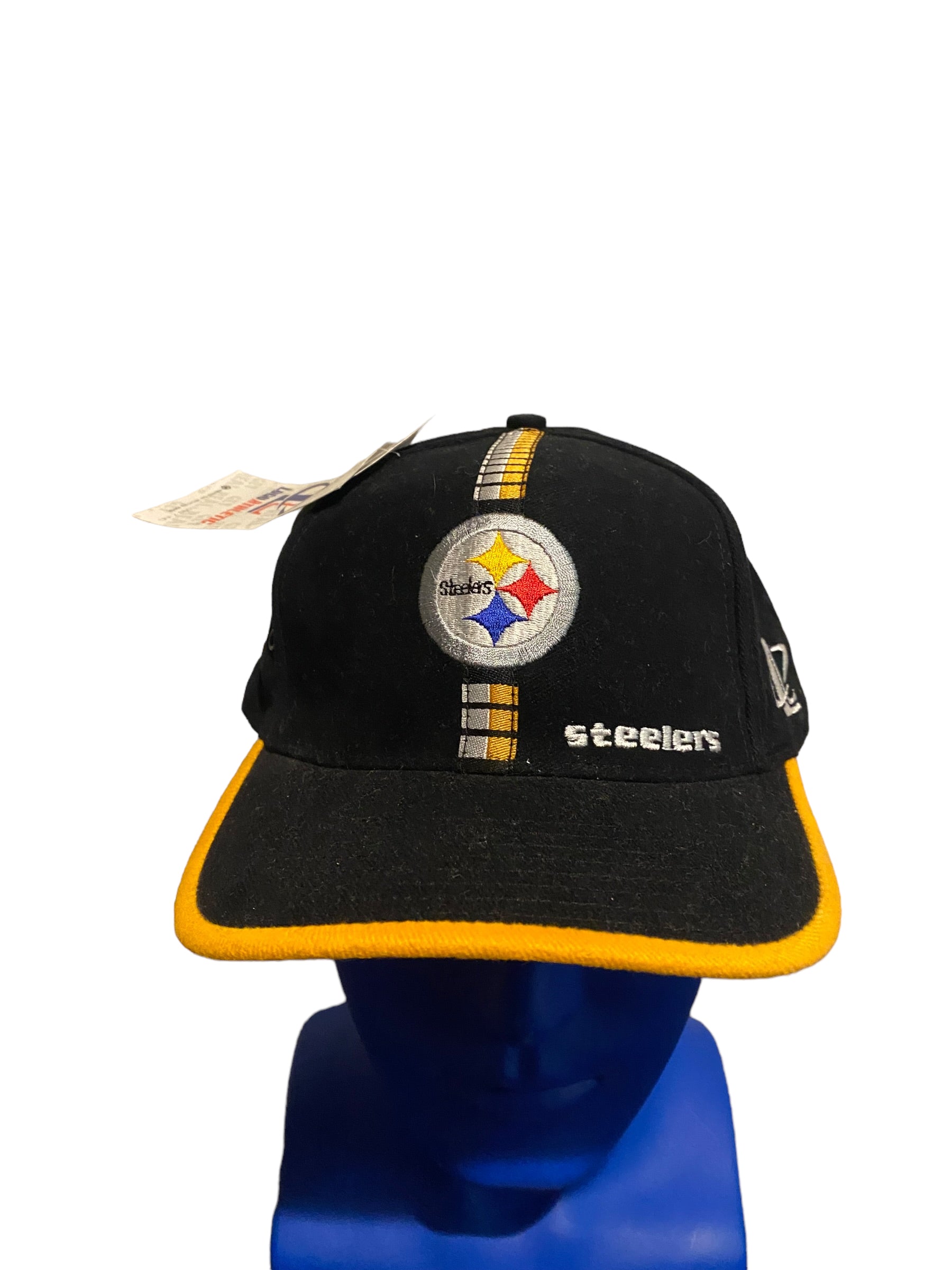 Pittsburgh Steelers Logo Athletic Pro Line Vintage Snapback Hat NFL |