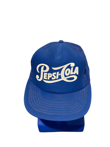 vintage pepsi cola script blue snapback hat designer award brand