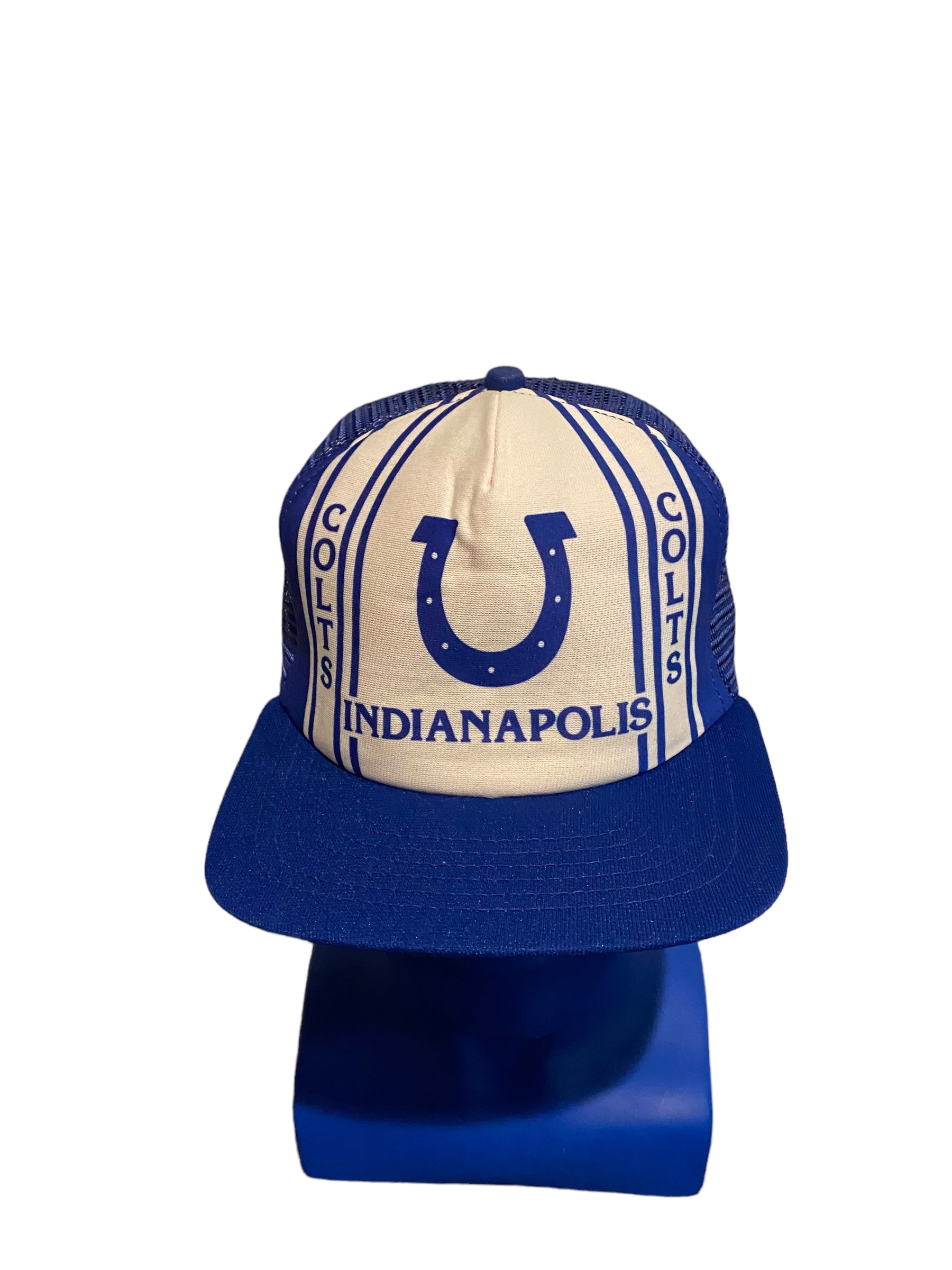 Vintage Indianapolis Colts Blue Corduroy Snapback Hat NFL