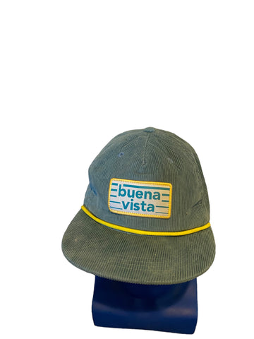 cause   medic buena vista patch blue corduroy snapback hat