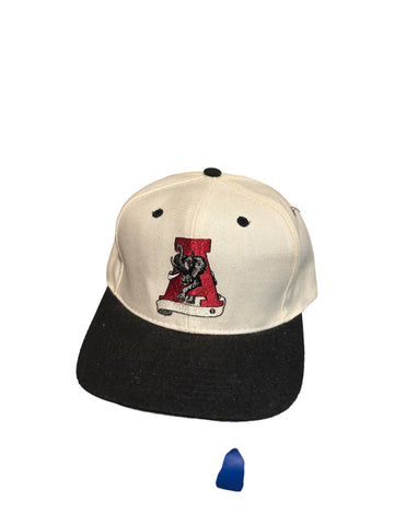 Vintage logo 7 Ncaa Alabama Crimson Tide embroidered logo snapback hat