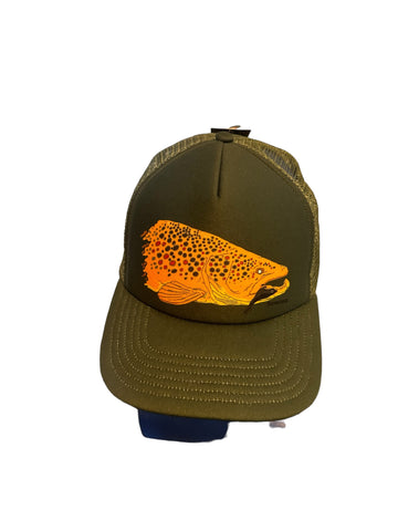 Simms Fishing Products Kype Jaw Mesh Foam High Crown Trucker Hat Cap