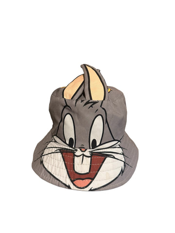 Rare vintage warner bros looney tunes bugs bunny bucket hat with bunny ears Gray