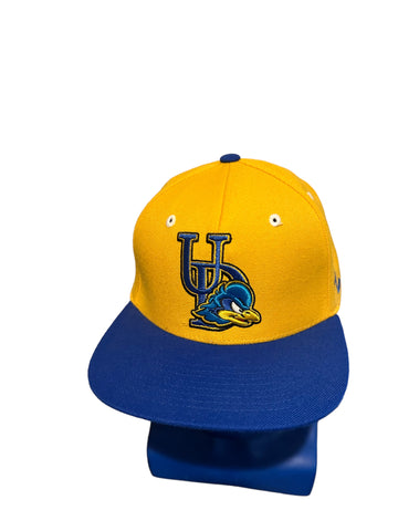 NCAA Zephyr Delaware Blue Hens Yellow Blue Flat Bill Adults snapback Hat Cap