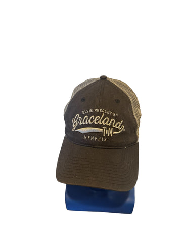 The Game Elvis Presley’s Graceland Tn Memphis Embroidered Script Snapback Hat