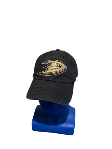 Men's '47 Black Anaheim Ducks Classic Franchise Fitted Hat size m
