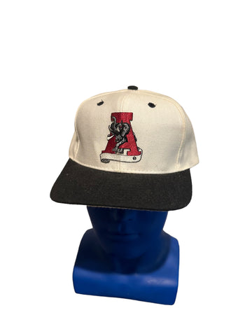 Vintage logo 7 Ncaa Alabama Crimson Tide embroidered logo snapback hat