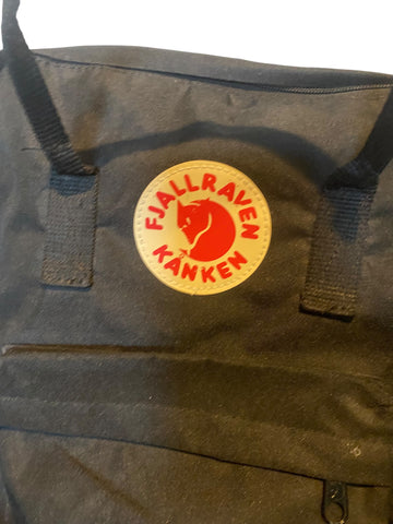 FJALLRAVEN Kanken Classic Backpack Black Sweden 23510 In Good Shape