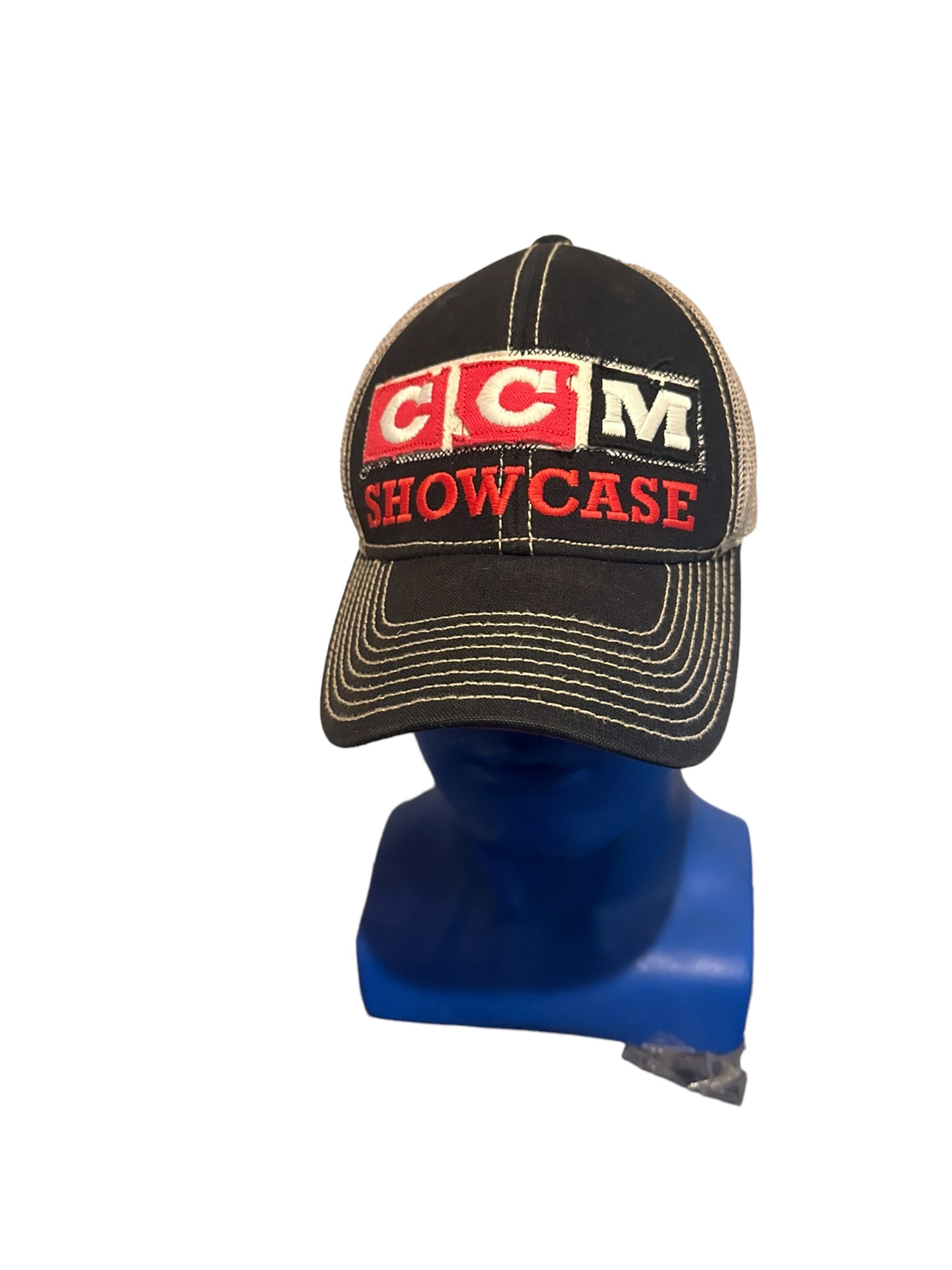 Colorado CCM SHOWCASE Hat Trucker Snapback Mesh Adult Cap Rough Cut Logos  NHL