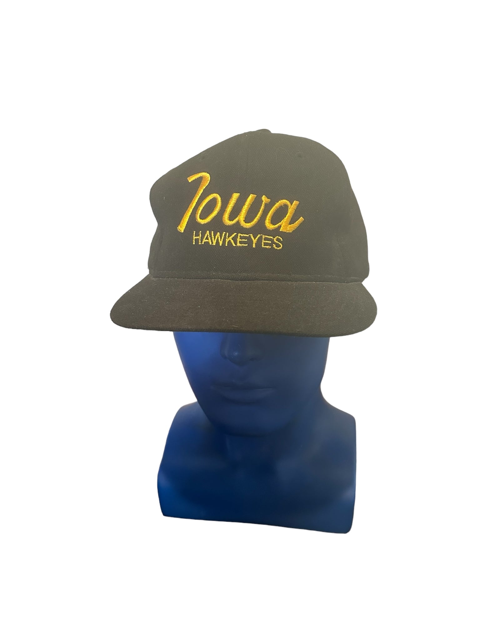 Iowa Hawkeyes Snapback Hat Sports Specialties Script Black Vintage Single Line