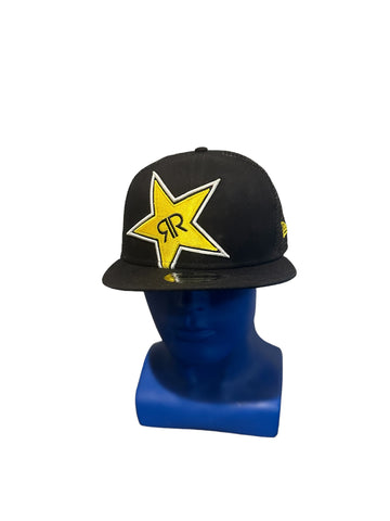 Rockstar Energy Drink Black Trucker Hat 9Fifty New Era Baseball Cap Snapback