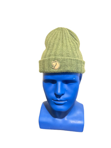 Fjall Raven 77388 Byron Hat Green Warm Wool Beanie Hat In Great Shape