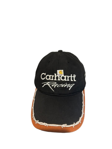 NASCAR CARHARTT racing Matt Kenseth Barbedwire Hat Adj Strap  In Good Shape