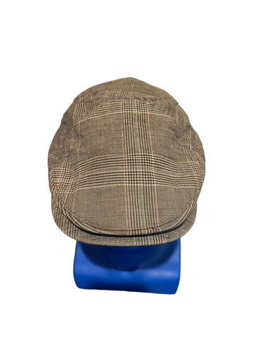 Penguin Plaid Newsboy Flat Cap Medium Large In Good Shape