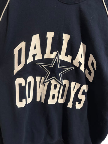 starter brand dallas cowboys crew neck sweatshirt size xl