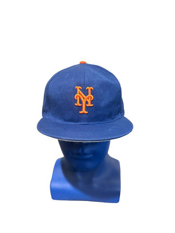 NY Mets Embroidered  Nathan's Hat with Skyline On Bottom Of Brim Snapback