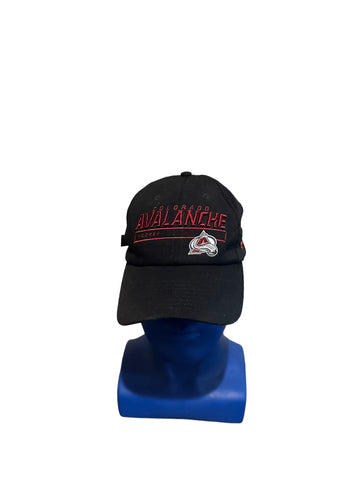 Black Fanatics Colorado Avalanche Authentic Pro Strapback Dad Hat