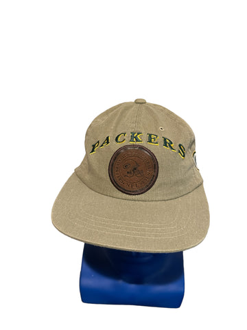 vintage lee green bay packers 5 panel hat Adjustable Strap  Made in Korea (read)