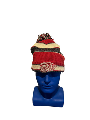 Detroit Red Wings CCM Reebok Winter Hat Cap Pom NHL Knit