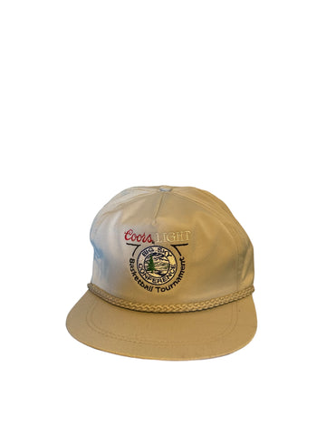 Vintage coors light big sky conference baskeball tournament rope Adj Strap hat