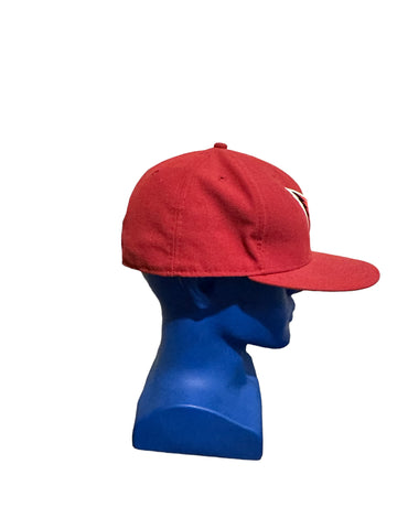new era 59fifty nfl arizona cardinels embroidered logo fitted 7 5/8 red hat