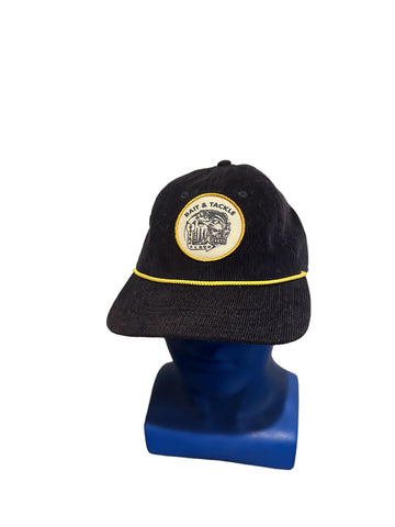 Yeti Bait & Tackle Fishing Hat, Navy Corduroy Snapback