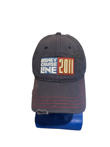 disney cruise line 2011 embroidered distressed adjustable Strap hat