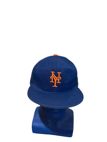 NY Mets Embroidered  Nathan's Hat with Skyline On Bottom Of Brim Snapback