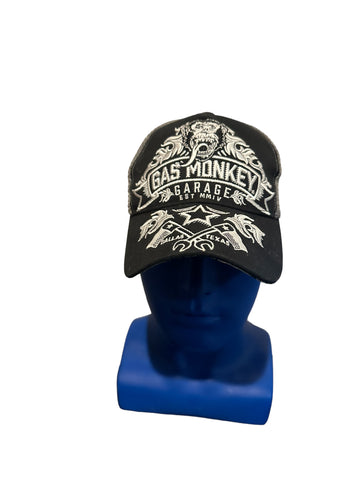 Gas Monkey Garage Dallas Texas Black/Gray Snapback Baseball Cap Trucker  Hat