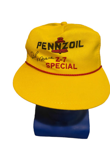Vintage 1980’s RICK MEARS Pennzoil Z-7 Special  Baseball Hat Cap K Products
