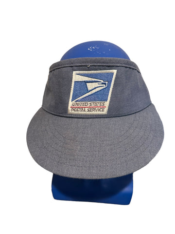 POST OFFICE Vintage VISOR Hat Snapback USPS Postal Service Made In  USA Snapback