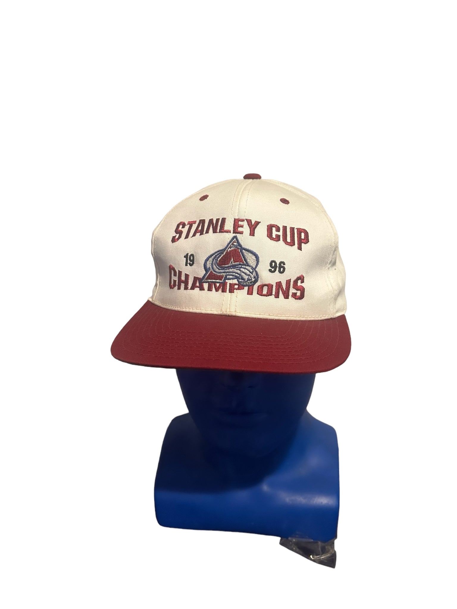 vintage logo 7 nhl stanley cup Champions 1996 Colorado Avalanche snapback hat