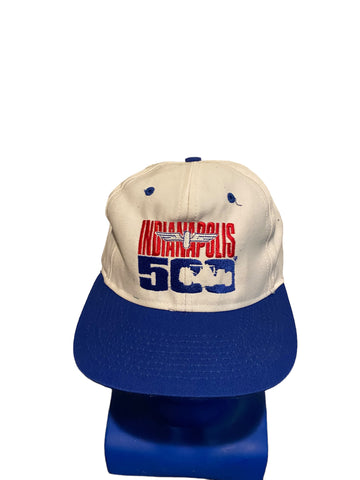 vintage indianapolis 500 embroidered script and 1994 on back snapback hat