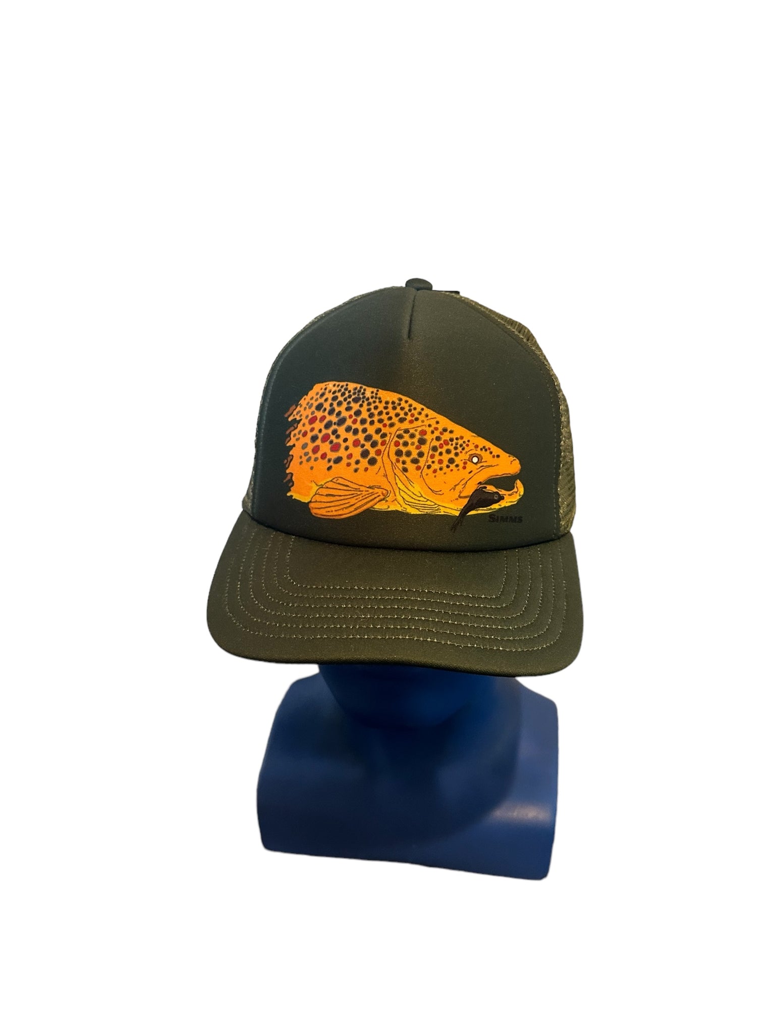 Simms Fishing Products Kype Jaw Mesh Foam High Crown Trucker Hat Cap