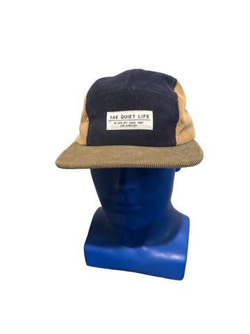 the quiet life corduroy 3 color 5 panel adj strap hat