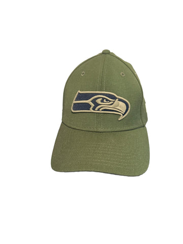 Very Rare Salute To Service Seattle Seahawks New Era 39Thirty Flex Hat M/l