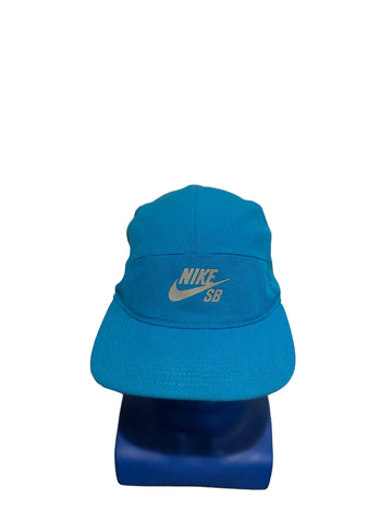 Nike SB 5 Panel Hat Cap Strap Back Blue  Reflective One Size 2014 Performance